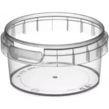 PP ravier diametre 69x36mm 90ml transparent cachete