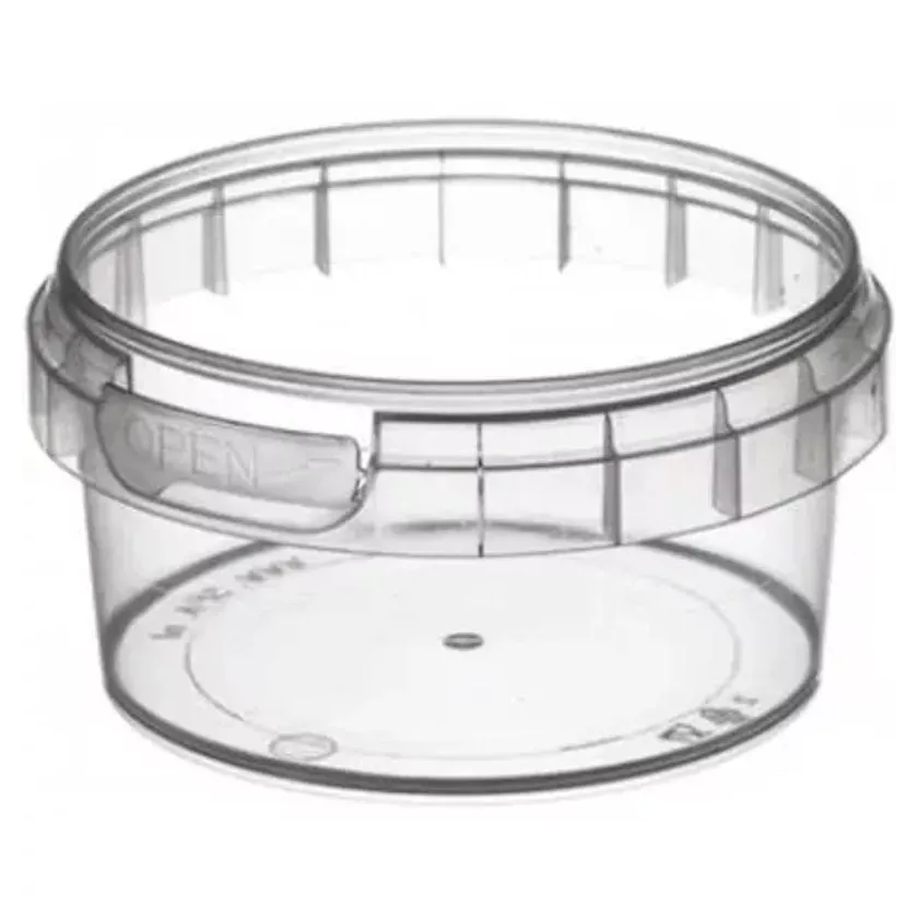 PP ravier diametre 69x36mm 90ml transparent cachete