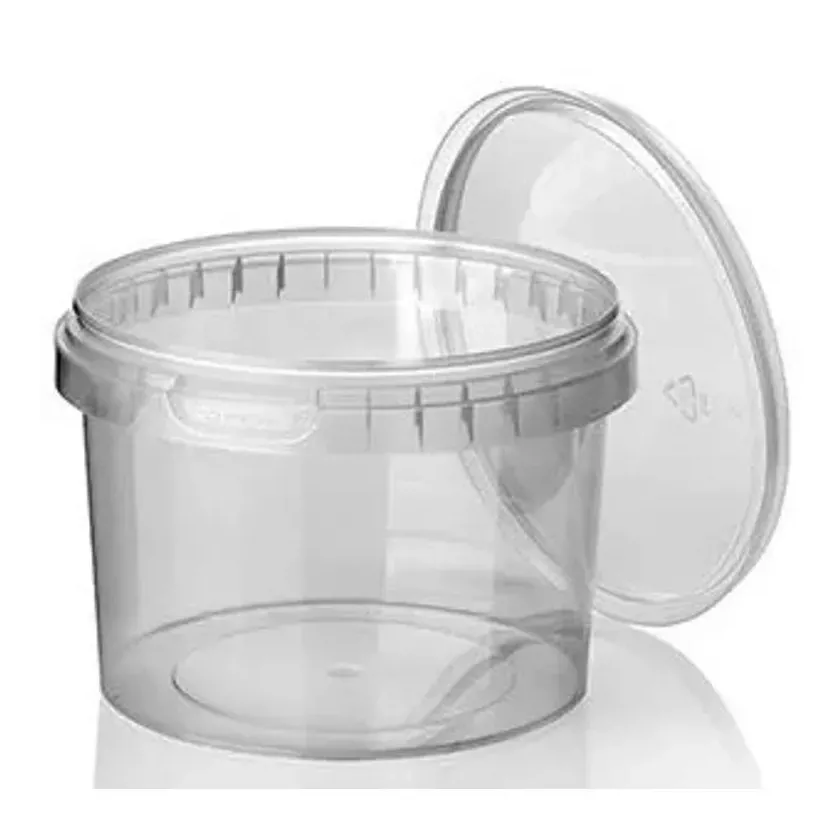 PP ravier et couvercle diametre 118x70,2mm 480ml cachete transparent