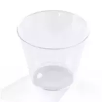PS ravier dessert diametre 90mm 230ml transparent