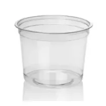 RPET pot diametre 101mm 400ml transparent