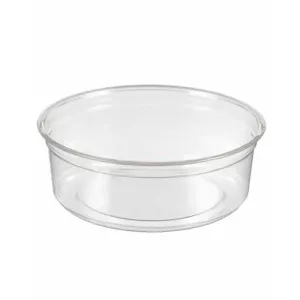 Ravier RPET 200ml transparent d117xh44mm couvercle rentrant