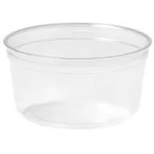 RPET ravier diametre 116-61mm 375ml Duni 177066 transparent