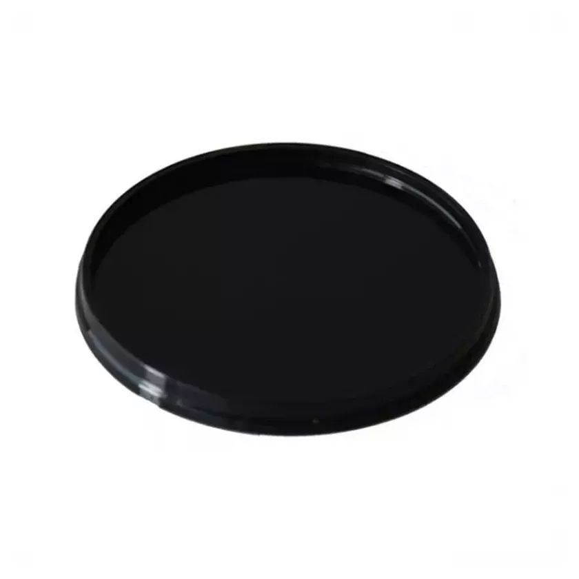 PP couvercle diametre 118mm noir pour ravier PP diametre 118x144mm 1L