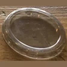Couvercle PP ravier diametre 75mm transparent