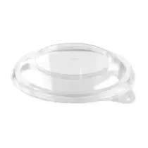 Couvercle PS ravier dessert diametre 90mm transparent