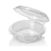 RPET insert 165ml couvercle a charniere pour RPET pot diametre 101mm 400ml