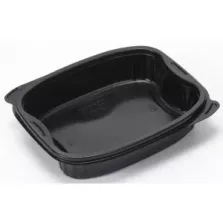 Ravier PP 700ml noir 190x155x41mm bistro