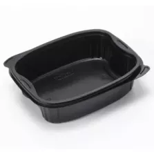 Ravier PP 900ml noir 190x155x52mm bistro