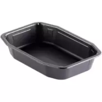PP tray 215x148x40mm HMR noir 1 compartiment 840ml Duni