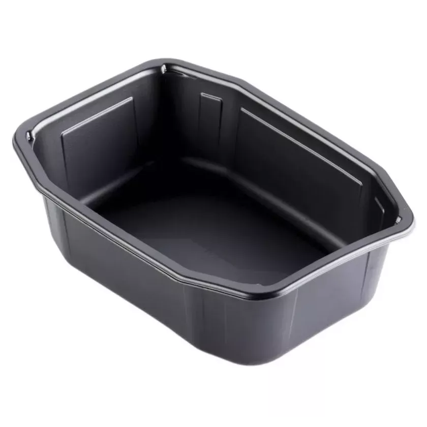 PP tray 215x148x70mm HMR noir 1 compartiment 1,3L Duni