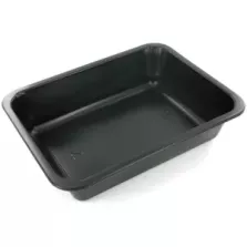 PP tray 227x178x50mm noir 1COMP-1345ml-Duni 160063