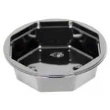 Ravier APET 8 coins 200ml noir 110xh33mm
