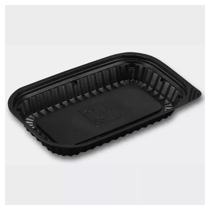 Petit plat noir 62970 medium 228x140x29 RPET Vistopac