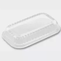 Couvercle plat noir 62107 215x130x38 DPET Vistopac