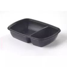Ravier Fastpac 2 compartiments 900ml 230x165x35mm noir