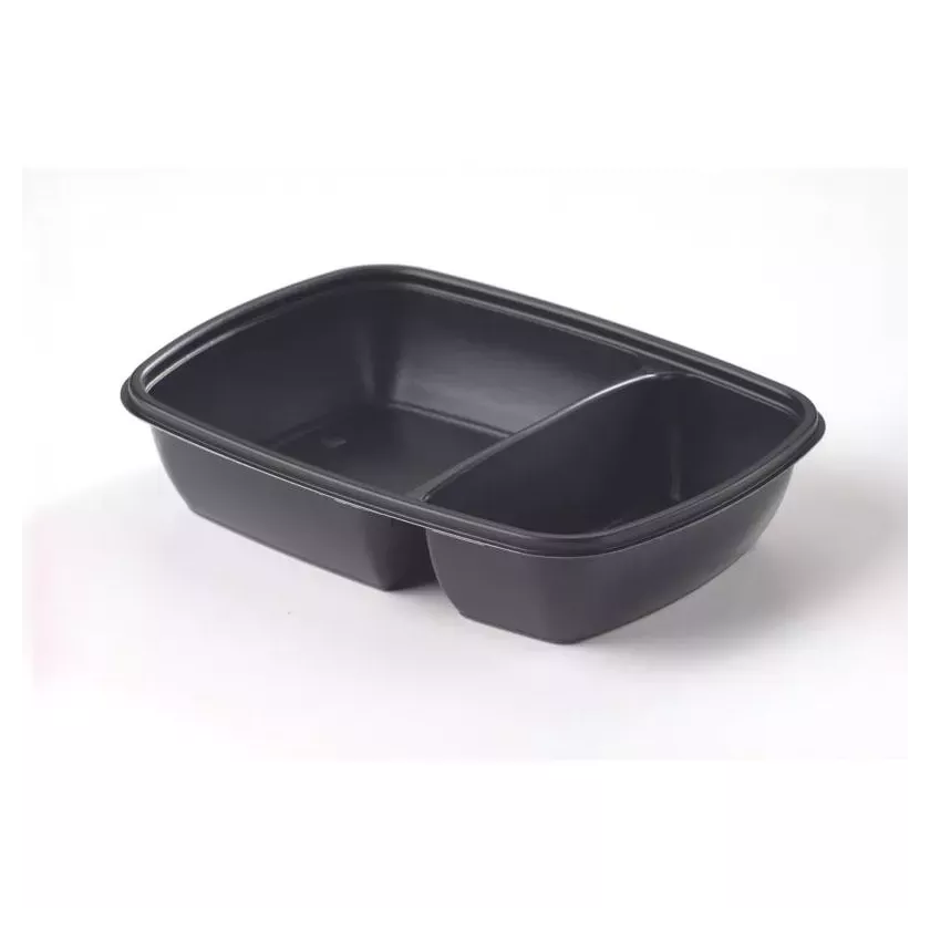 Ravier Fastpac 2 compartiments 900ml 230x165x35mm noir