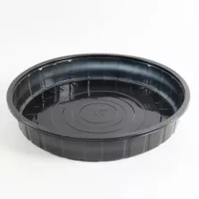 PP ravier a sceller noir diametre 310xh50mm carbon-free