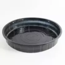 PP ravier a sceller noir diametre 310xh50mm carbon-free