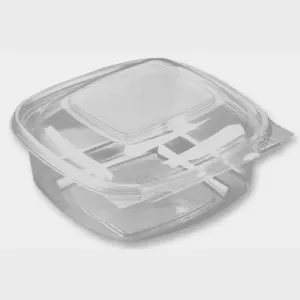 Squarepac RPET 250ml transparent 130x127x40mm Pluspack