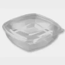 Squarepac RPET 750ml noir 179x174x50mm Pluspack