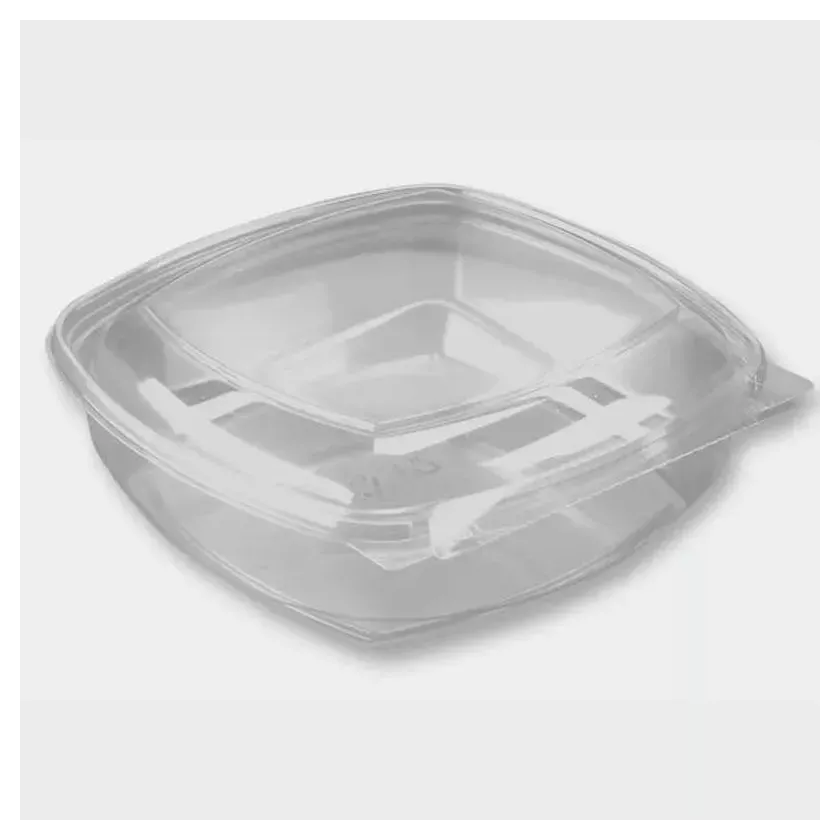 Squarepac RPET 750ml noir 179x174x50mm Pluspack