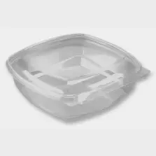 Squarepac RPET 1L transparent 190x192x54mm Pluspack
