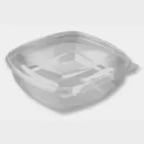 Squarepac RPET 1L transparent 190x192x54mm Pluspack