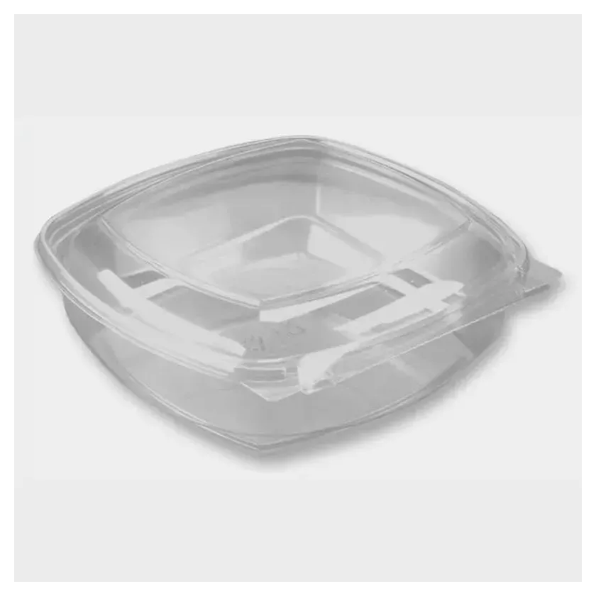 Squarepac RPET 1L transparent 190x192x54mm Pluspack