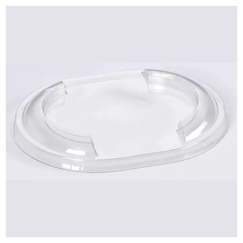 Couvercle ravier seal APET 140 ovale 143x113x18mm transparent