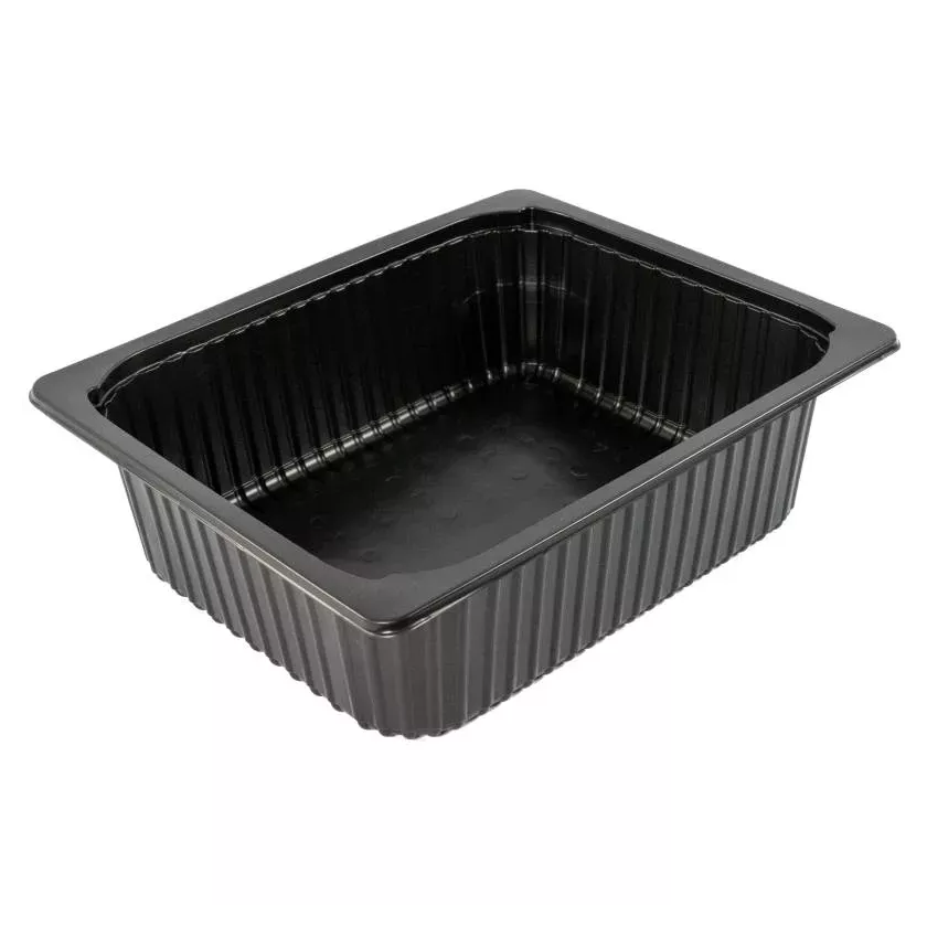 PP 1/2 GN H100 5,5L noir 325x265x100mm