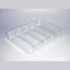 Support 1/2 GN 5-lignes H45 cristal 280x210x45mm OPS
