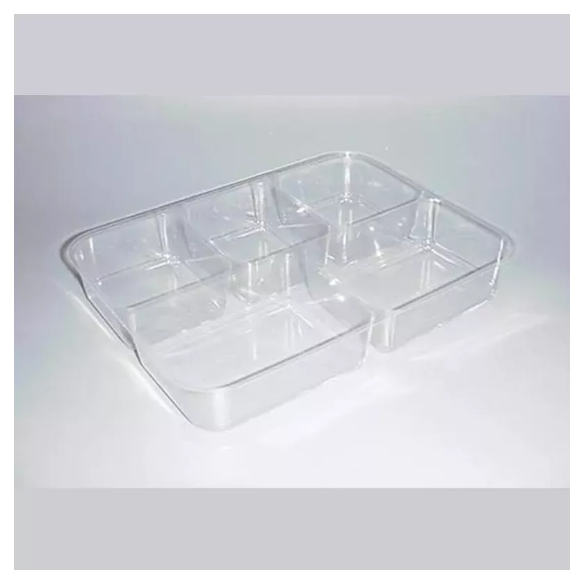 Support 1/2 GN 5-compartiments H45 cristal 280x210x45mm OPS