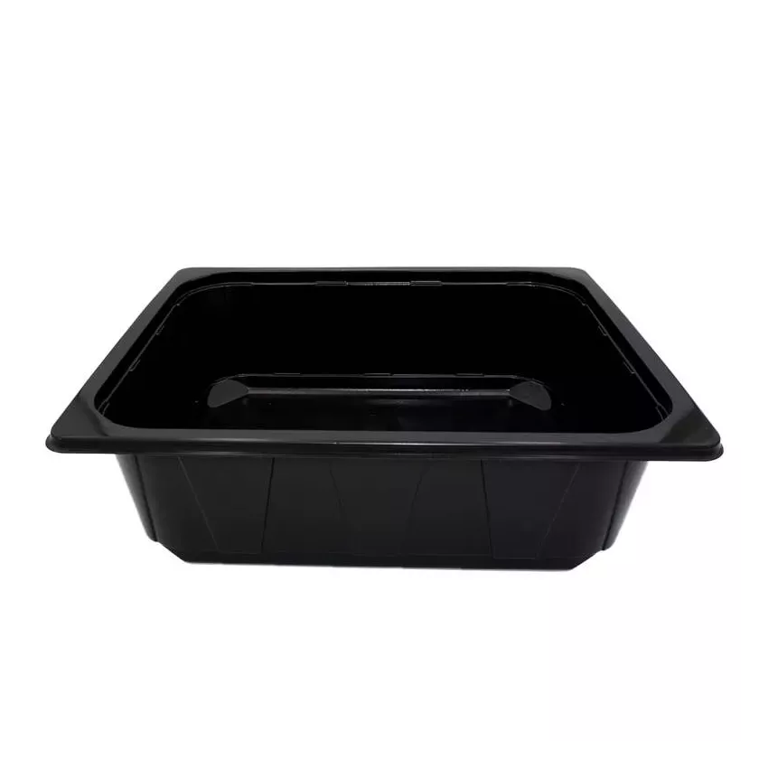 PP 1/2 GN H100 6,3L noir 325x265x100mm
