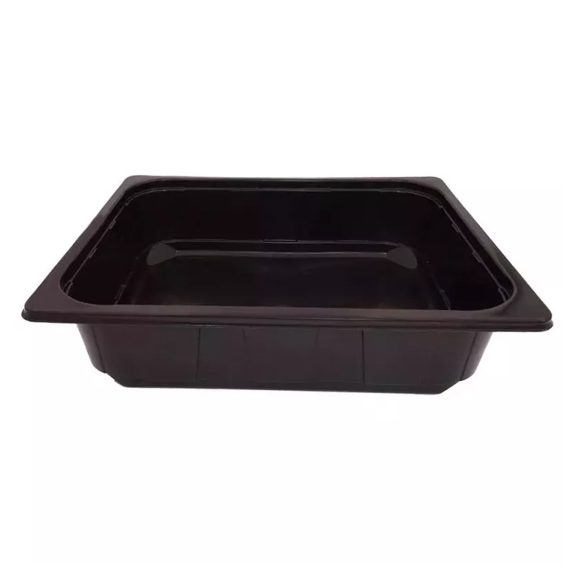 PP 1/2 GN H80 5L noir 325x265x80mm