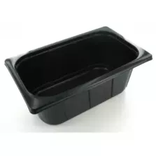 PP 1/4 GN H100 2,6L noir 265x162x100mm