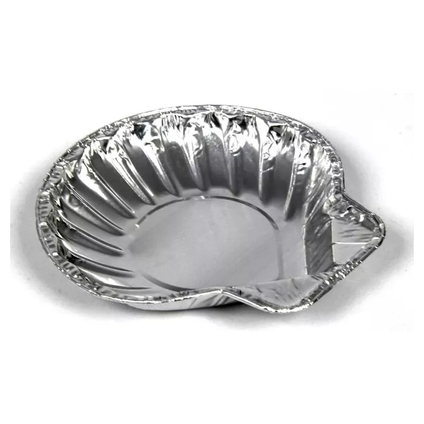 Coquilles aluminium 120ml 125x120x20mm paquet 100 pieces