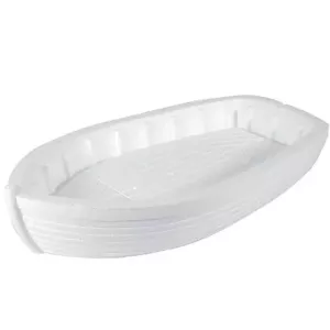 Bateau EPS fruits de mer blanc 450x260x100mm