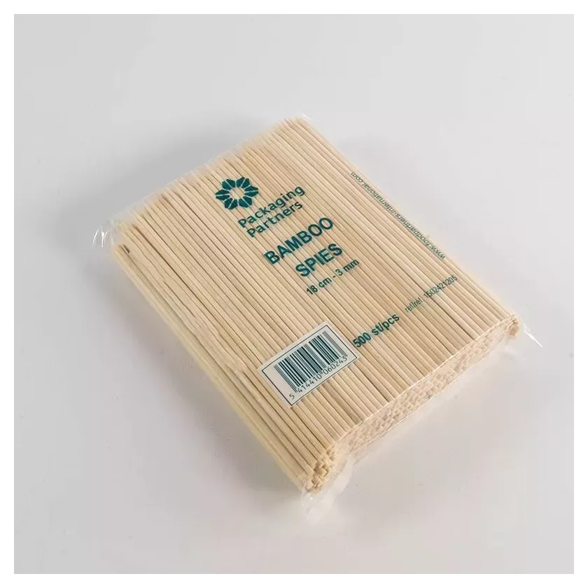 Pics bambou 18cm 3mm 500 pieces Packaging Partners