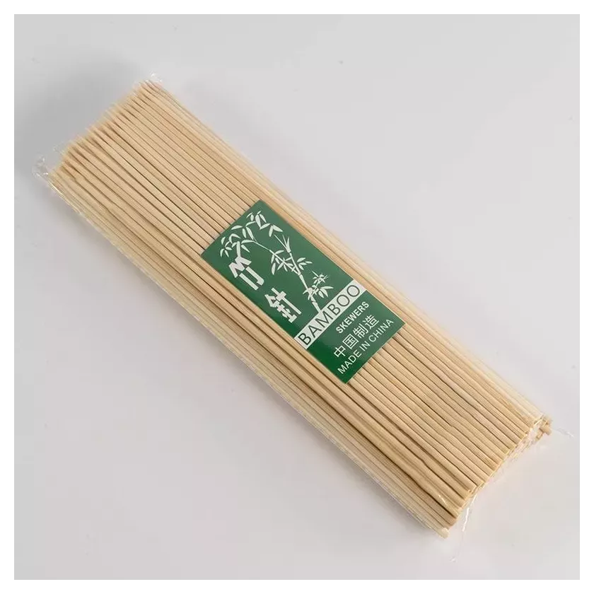 Pics bambou 25cm 3mm 200 pieces rouleau retreci