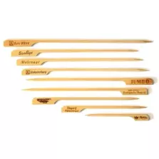 Bambou forme pistolet 18cm imprime 1 face carton 40x250 pieces