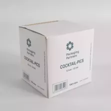 PICS COCKTAIL BAMBOO 1 pointe 1000pcs carved Packaging Partners