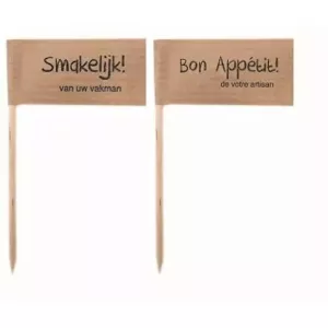 Drapeaux Bon appetit D.V. Artisan 25x40mm