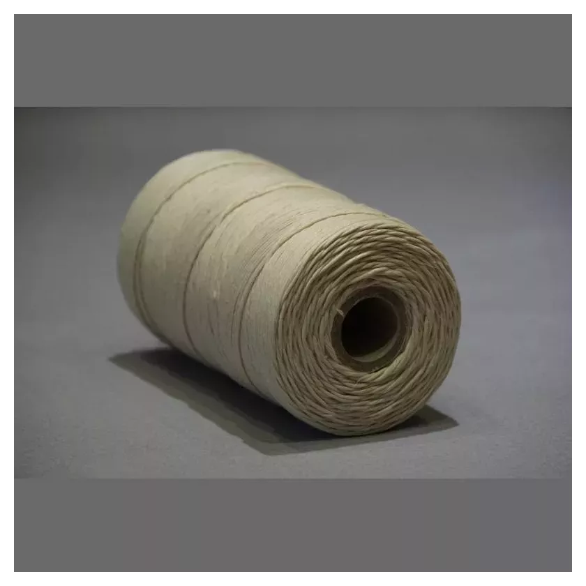 Ficelle de lin 3-fil blanchi 500g