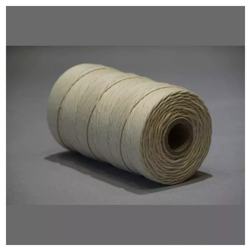 Ficelle de lin 4-fil blanchi 500g