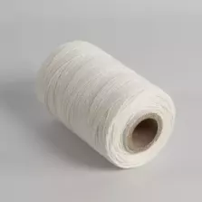 Ficelle de lin 3-fil blanche 200g