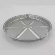 Plat party diametre 40cm 6 compartiments aluminium