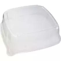 RPET square couvercle 30x30cm clear Sabert