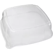 RPET square couvercle 40x40cm clear Sabert