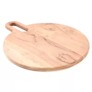 Planche a decouper bois rond diametre 40cm
